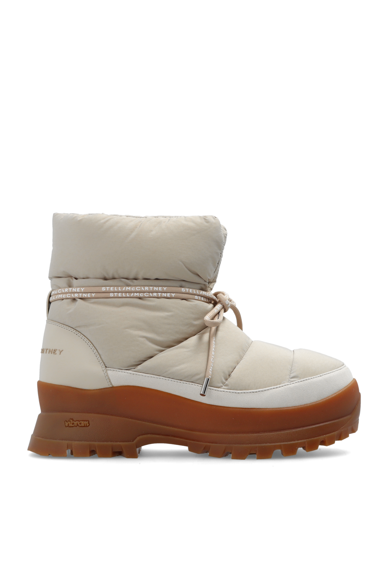 Beige Trace snow boots Stella McCartney Vitkac Canada